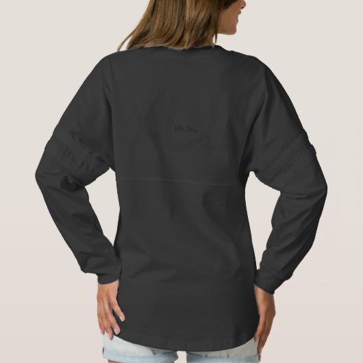 Glauben Sie bequemem Jersey (Rückseite)