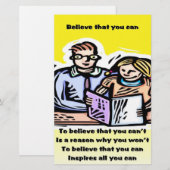 Glauben Sie, Briefpapier (Vorne/Hinten)