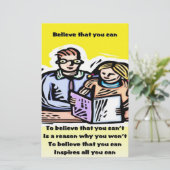 Glauben Sie, Briefpapier (Stehend Vorderseite)