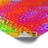 Glauben Sie bunter Schmetterling Poster (Ecke)