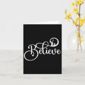 Glauben Sie Christlich Jesus Weihnachten Weihnacht Karte (Gelbe Blume)