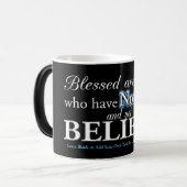 Glauben Sie christlichem Glauben-BibelScripture Verwandlungstasse (Vorderseite Links)