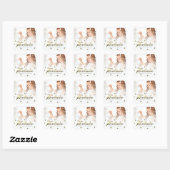 Glauben Sie. Custom Christmas Foto Stickers (Blatt)