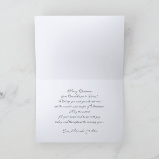 Glauben Sie. Custom Foto Weihnachten (Innenseite)