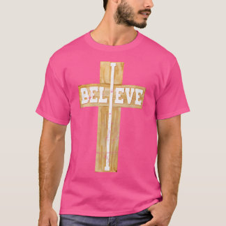 Glauben Sie das Christliche Kreuz Jesus Christus C T-Shirt