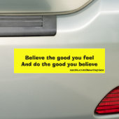 Glauben Sie das Gute Autoaufkleber (Auf Auto)