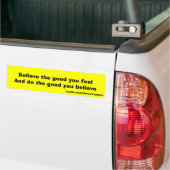 Glauben Sie das Gute Autoaufkleber (Auf Lkw)