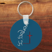 Glauben Sie das Wort Gottes Schlüsselanhänger (Vorderseite)