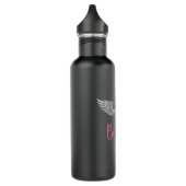 Glauben Sie, dass Brustkrebs das rosa Ribbon-Gesch Edelstahlflasche (Links)