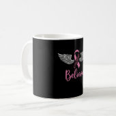 Glauben Sie, dass Brustkrebs das rosa Ribbon-Gesch Kaffeetasse (Vorderseite Links)