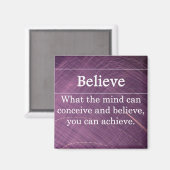 Glauben Sie, dass Sie alles tun können Magnet (Vorderseite/Rückseite)