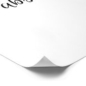 Glauben Sie, dass Sie fähig sind: Motivation Class Poster (Ecke)