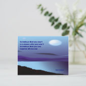 Glauben Sie, dass Sie Postkarte (Stehend Vorderseite)