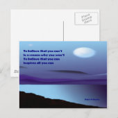 Glauben Sie, dass Sie Postkarte (Vorne/Hinten)