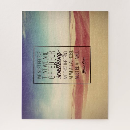 Glauben Sie, dass wir BEGABT sind Puzzle (Vertikal)