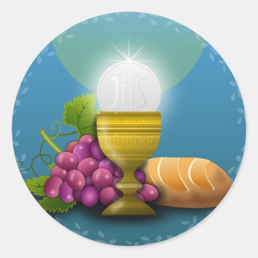 GLAUBEN SIE DEM EUCHARIST RUNDER AUFKLEBER (Vorderseite)