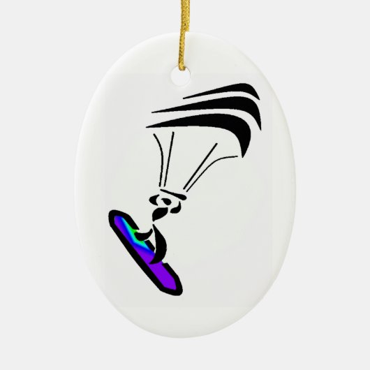 GLAUBEN SIE DEM WIND KERAMIKORNAMENT (Vorne)