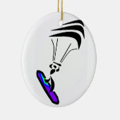 GLAUBEN SIE DEM WIND KERAMIKORNAMENT (Rechts)