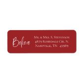 Glauben Sie den modernen Urlaub in Rot (Vorne)