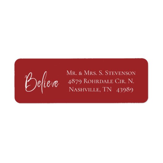 Glauben Sie den modernen Urlaub in Rot (Vorne)