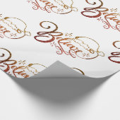 Glauben Sie den Weihnachtsmann Geschenkpapier (Ecke)