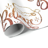 Glauben Sie den Weihnachtsmann Geschenkpapier (Rolleneckpunkt)