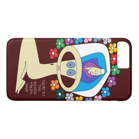 GLAUBEN SIE DER JUNGFRAU MARY Case-Mate iPhone HÜLLE (Rückseite (Horizontal))