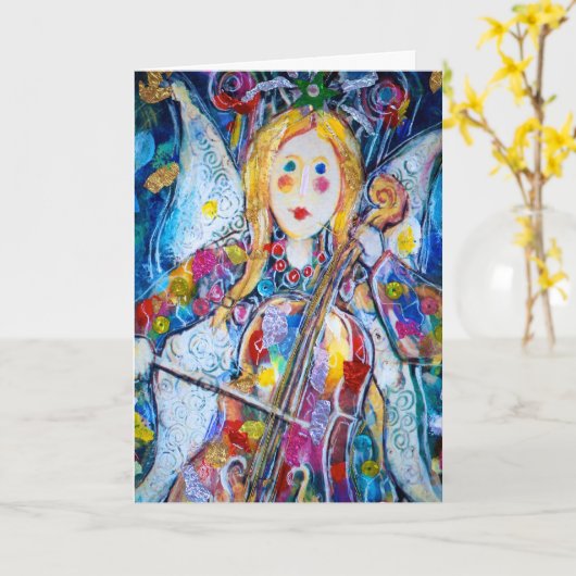 Glauben Sie der Musikkarte Karte (Gelbe Blume)