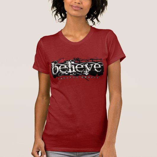 Glauben Sie durch pazifisches Oracle T-Shirt (Vorderseite)