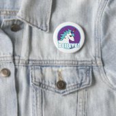 Glauben Sie! Einhorn Button (Beispiel)