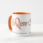 Glauben Sie Entwurf Tasse (Vorderseite Links)