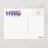Glauben Sie es - Präsident Donald Trump Postkarte (Rückseite)