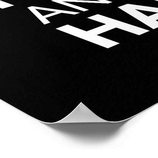 Glauben Sie, es wird geschehen - Fitness, Hektik,  Poster (Ecke)