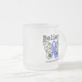 Glauben Sie - Esophageal Krebs-Schmetterling Mattglastasse (VorderseiteRechts)