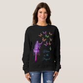 Glauben Sie Fairy Butterfells Inspiration Sweatshirt (Vorne ganz)