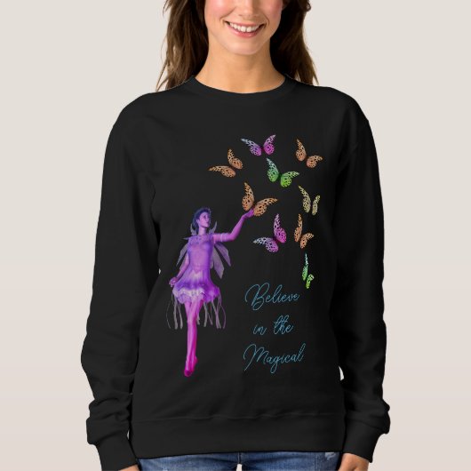 Glauben Sie Fairy Butterfells Inspiration Sweatshirt (Vorderseite)