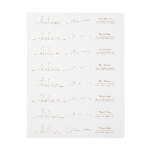 Glauben Sie Feiertag (Bogen)