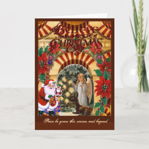 Glauben Sie Feiertagskarte