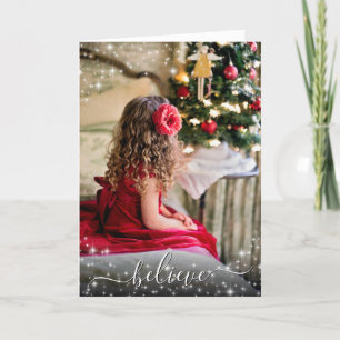 Glauben Sie. Festivals Glitzern Foto Weihnachten