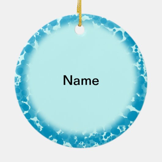 Glauben Sie Gold Christlich Cross Ornament (Hinten)