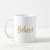 Glauben Sie Gold Foil Coffee Cup Kaffeetasse (Links)