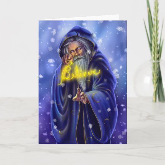 Glauben Sie Gruß-Karte Feiertagskarte (Vorderseite)