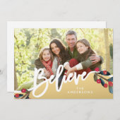 Glauben Sie Hand beschriftetem Feiertagskarte (Vorne/Hinten)