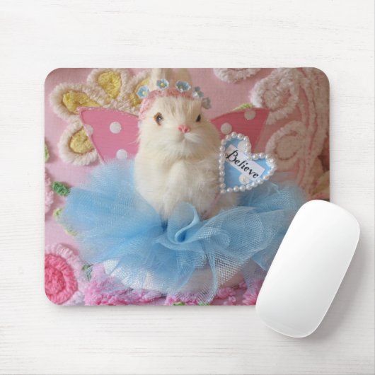 Glauben Sie Häschen mousepad (Mit Mouse)