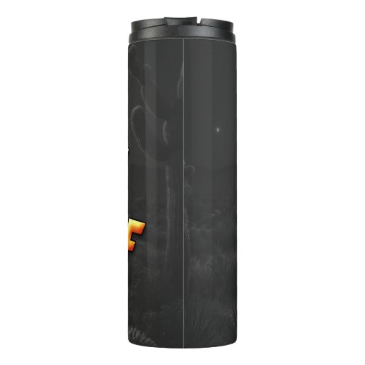 Glauben Sie immer an Ihre eigene Motivation Thermosbecher (Rückseite)