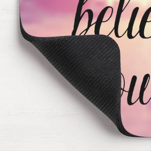 Glauben Sie immer an selbst 2 Mousepad (Ecke)