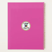 Glauben Sie immer an sich selbst Hübsches Rosa und Planer (Rückseite)