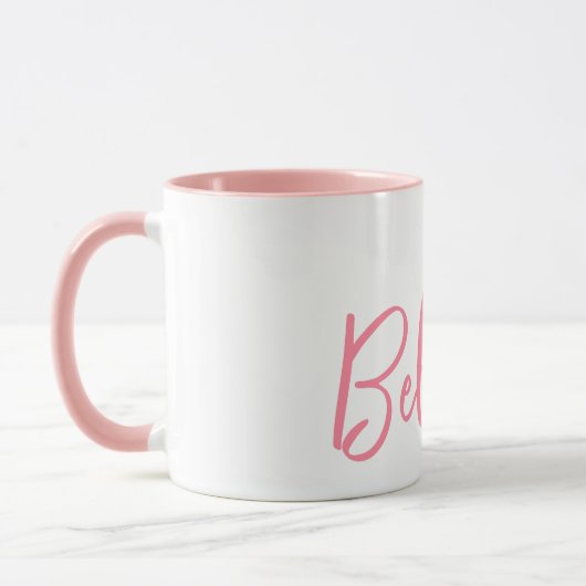 Glauben Sie immer Geschenk TASSE (Links)