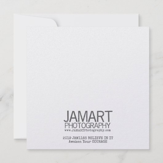 GLAUBEN SIE IN IT 5,25 x 5,25 Karte (Rückseite)