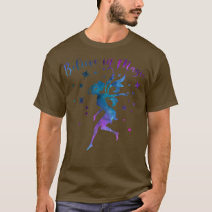 GLAUBEN SIE IN MAGIC Positive Message Quote Fairy T-Shirt